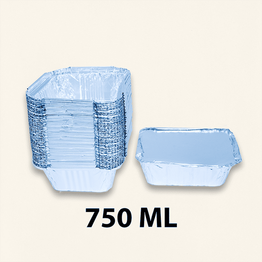 Aluminum Container  750ml (100p )