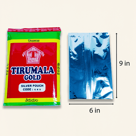 Thirumala Gold Silver Pouch 6 x 9 (80p)